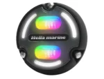 Hella Marine A2 RGB Underwater Light - 3000 Lumens - Black Housing - Charcoal Lens w/Edge Light
