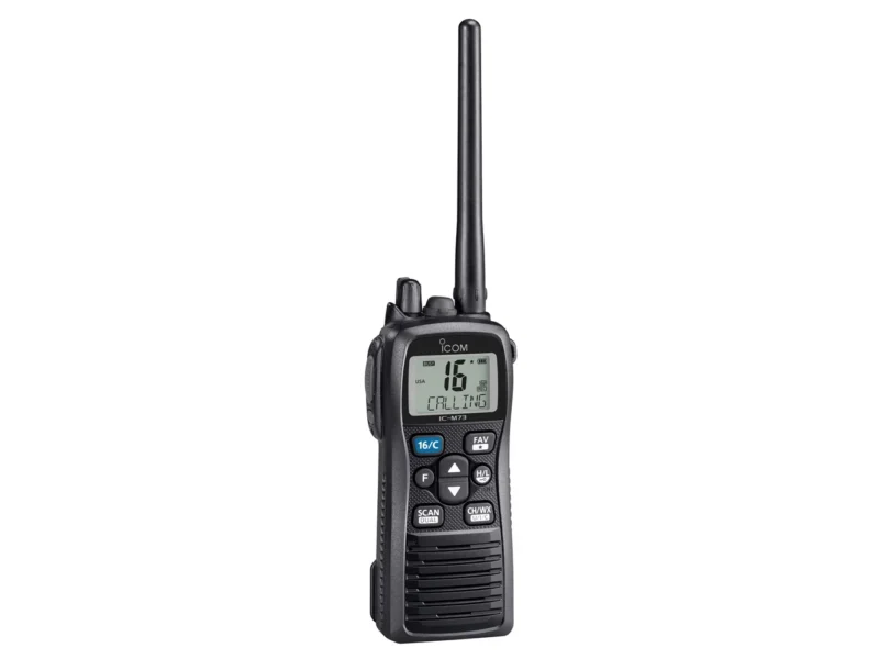 Icom M73 Submersible Handheld VHF Marine Radio - 6W