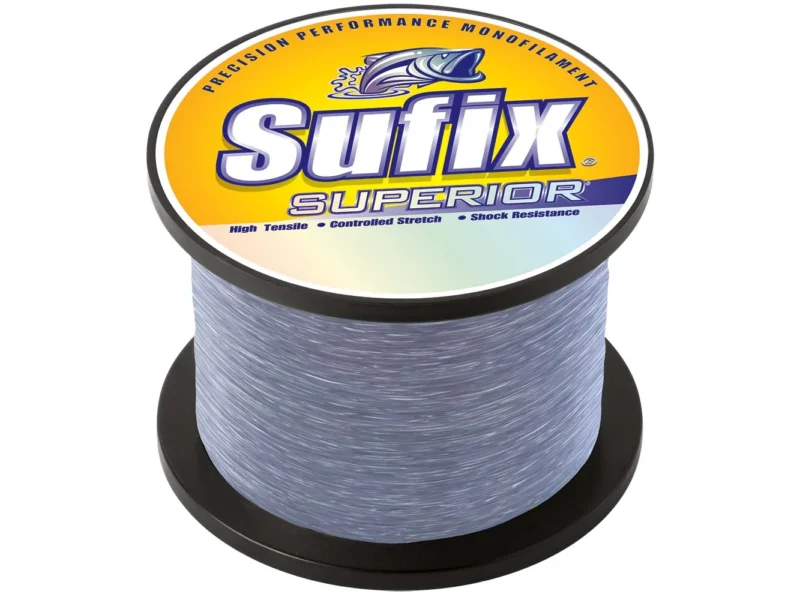 Sufix Superior Smoke Blue Monofilament - 60lb - 1825 yds