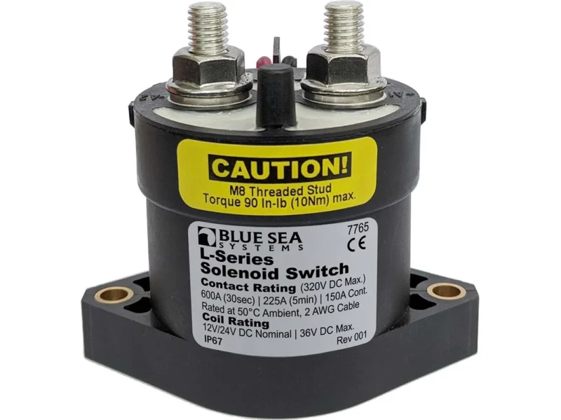 Blue Sea 7765 L-Series Solenoid Switch - 150A - 12/24V DC