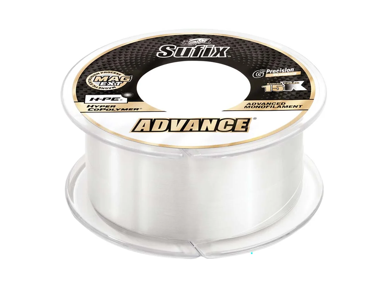 Sufix Advance® Monofilament - 12lb - Clear - 330 yds