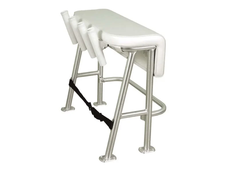 TACO Neptune III Leaning Post w/4 White Poly Rod Holders