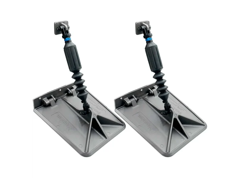 Nauticus SX 9.5 x 10 Smart Tabs 12-16' Boats w/40lb Actuators - 40-80HP - Gunmetal Grey