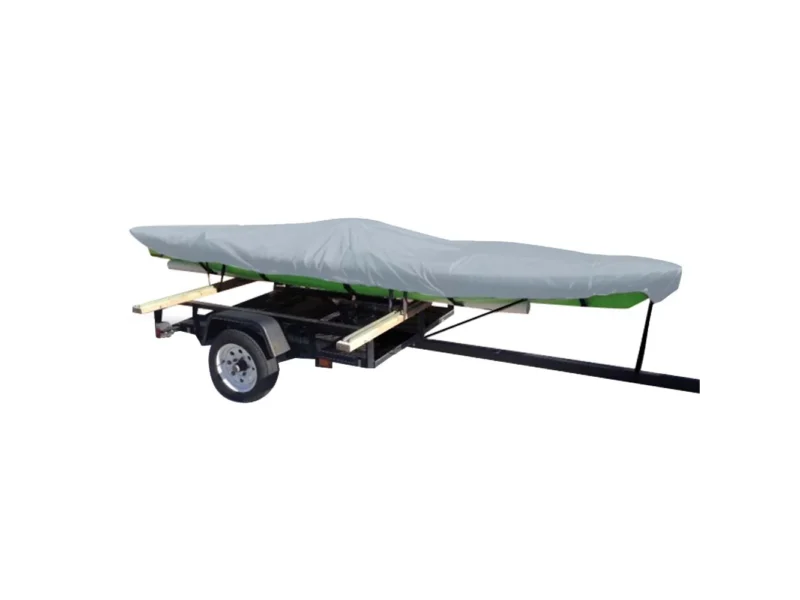 Carver Poly-Flex II Extra Wide Styled-to-Fit Cover f/14.5' Fishing Kayaks Trailerable - Grey