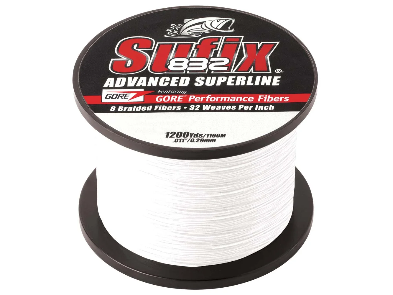 Sufix 832® Advanced Superline® Braid - 6lb - Ghost - 1200 yds