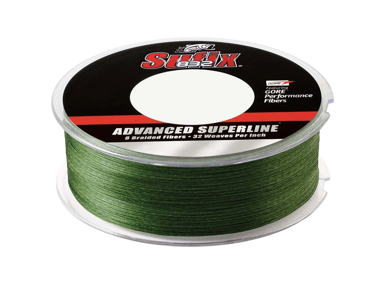 Sufix 832® Advanced Superline® Braid - 15lb - Low-Vis Green - 600 yds