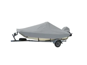 Carver Sun-DURA® Styled-to-Fit Boat Cover f/18.5' Bay Style Center Console Fishing Boats - Grey
