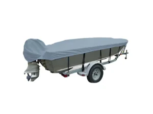 Carver Poly-Flex II Extra Wide Series Styled-to-Fit Boat Cover f/16.5' V-Hull Fishing Boats - Grey