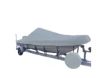 Carver Poly-Flex II Narrow Series Styled-to-Fit Boat Cover f/18.5' V-Hull Center Console Shallow Draft Boats - Grey