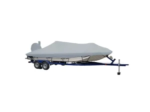Carver Sun-DURA® Extra Wide Series Styled-to-Fit Boat Cover f/18.5' Aluminum Modified V Jon Boats - Grey