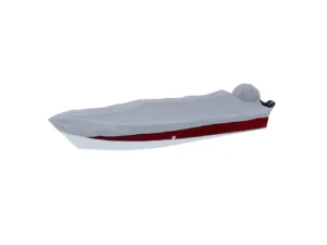 Carver Poly-Flex II Narrow Series Styled-to-Fit Boat Cover f/18.5' V-Hull Side Console Fishing Boats - Grey