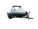 Carver Sun-DURA® Specialty Boat Cover f/19.5' Tournament Ski Boats w/Tower - Grey