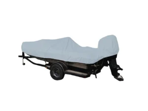 Carver Poly-Flex II Styled-to-Fit Boat Cover f/16.5' Fish & Ski Style Boats w/Walk-Thru Windshield - Grey