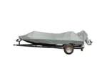 Carver Poly-Flex II Extra Wide Series Styled-to-Fit Boat Cover f/17.5' Jon Style Bass Boats - Grey