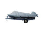 Carver Poly-Flex II Extra Wide Series Styled-to-Fit Boat Cover f/20.5' Aluminum Boats w/High Forward Mounted Windshield - Grey