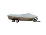 Sun-DURA® Styled-to-Fit Boat Cover f/19.5' Sterndrive Aluminum Boats w/High Forward Mounted Windshield - Grey