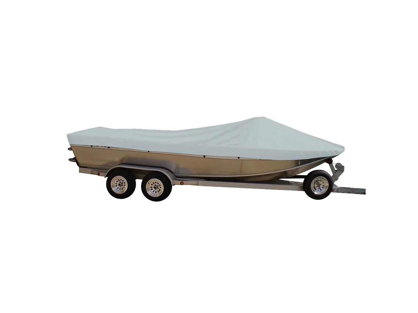 Carver Sun-DURA® Extra Wide Series Styled-to-Fit Boat Cover f/21.5' Sterndrive Aluminum Boats w/High Forward Mounted Windshield - Grey