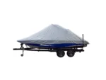 Carver Sun-DURA® Specialty Boat Cover f/21.5' Inboard Tournament Ski Boats w/Wide Bow & Swim Platform - Grey