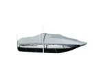 Carver Sun-DURA® Styled-to-Fit Boat Cover f/24.5' Sterndrive Deck Boats w/Walk-Thru Windshield - Grey