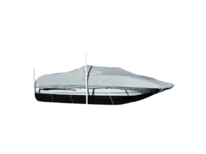 Carver Sun-DURA® Styled-to-Fit Boat Cover f/24.5' Sterndrive Deck Boats w/Walk-Thru Windshield - Grey