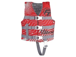 Full Throttle Child Nylon Life Jacket - Red