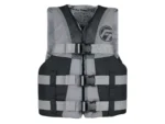 Full Throttle Teen Nylon Life Jacket - Grey/Black