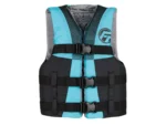 Full Throttle Teen Nylon Life Jacket - Aqua/Black