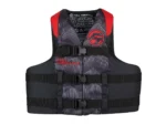 Full Throttle Adult Nylon Life Jacket - 4XL/7XL - Red/Black