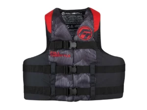 Full Throttle Adult Nylon Life Jacket - 4XL/7XL - Red/Black