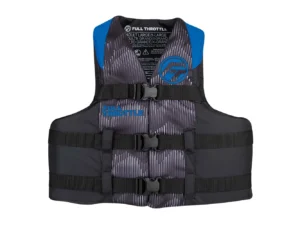 Full Throttle Adult Nylon Life Jacket - L/XL - Blue/Black
