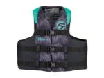 Full Throttle Adult Nylon Life Jacket - L/XL - Aqua/Black