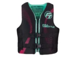 Full Throttle Adult Rapid-Dry Life Jacket - S/M - Aqua/Black
