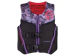 Full Throttle Youth Rapid-Dry Flex-Back Life Jacket - Pink/Black