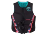 Full Throttle Women's Rapid-Dry Flex-Back Life Jacket - Women's M - Pink/Black