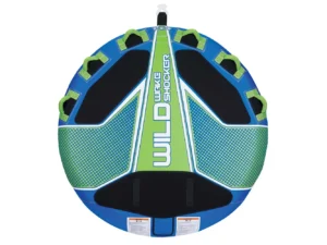Full Throttle Wild Wake Shocker Towable Tube - 3 Rider - Blue