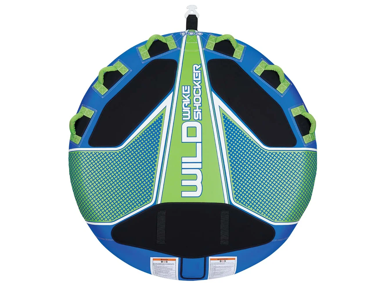 Full Throttle Wild Wake Shocker Towable Tube - 3 Rider - Blue