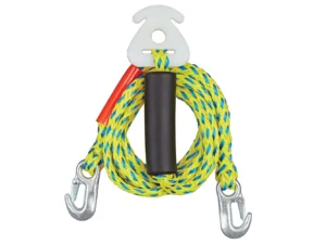 Full Throttle 12' Ski/Tube Tow Harness - Yellow/Blue