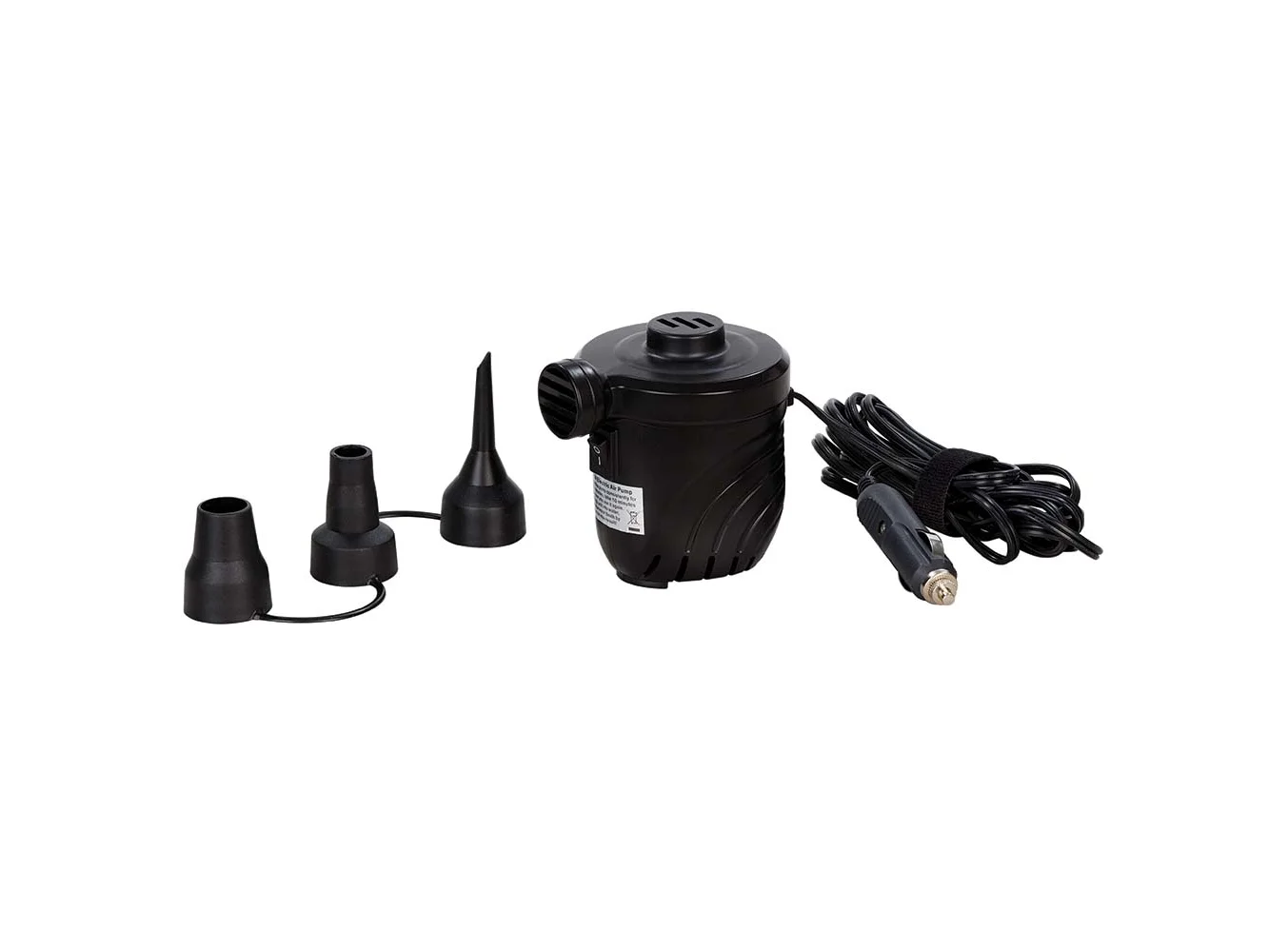 Full Throttle 12V Power Air Pump - Black
