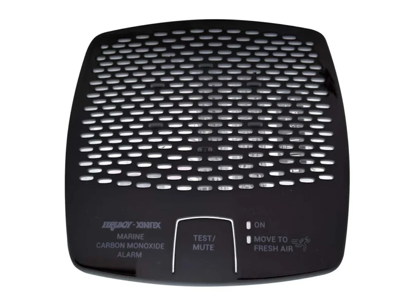 Fireboy-Xintex CO Alarm 12/24V DC w/Interconnect - Black
