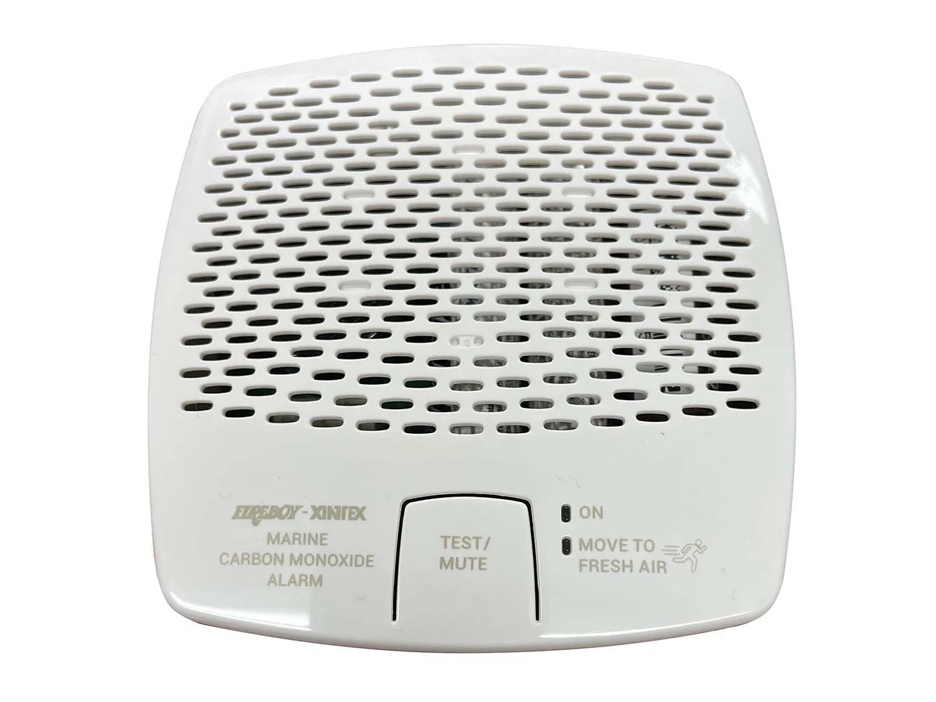 Fireboy-Xintex CO Alarm 12/24V DC w/Interconnect - White