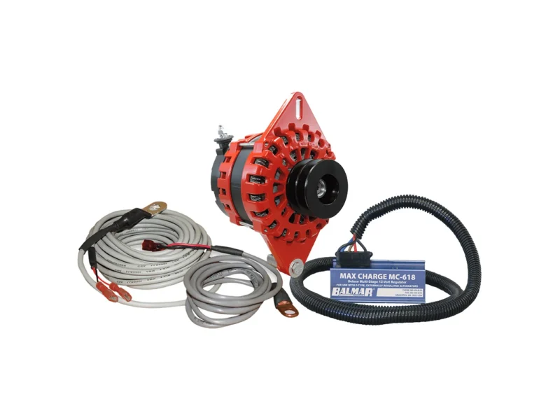 Balmar XT 250A Singleft Alternator, MC Regulator, T Sensors, Dualpul, Kit