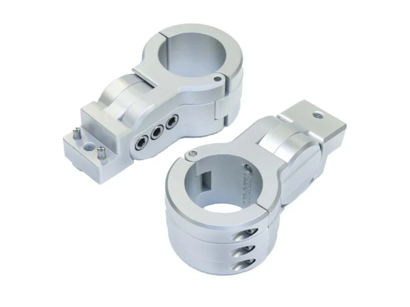 PTM Watersports Board Rack Mounts - 2.5" Pipe Clamp - Silver