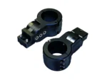 PTM Watersports Board Rack Mounts - 2.5" Pipe Clamp - Black