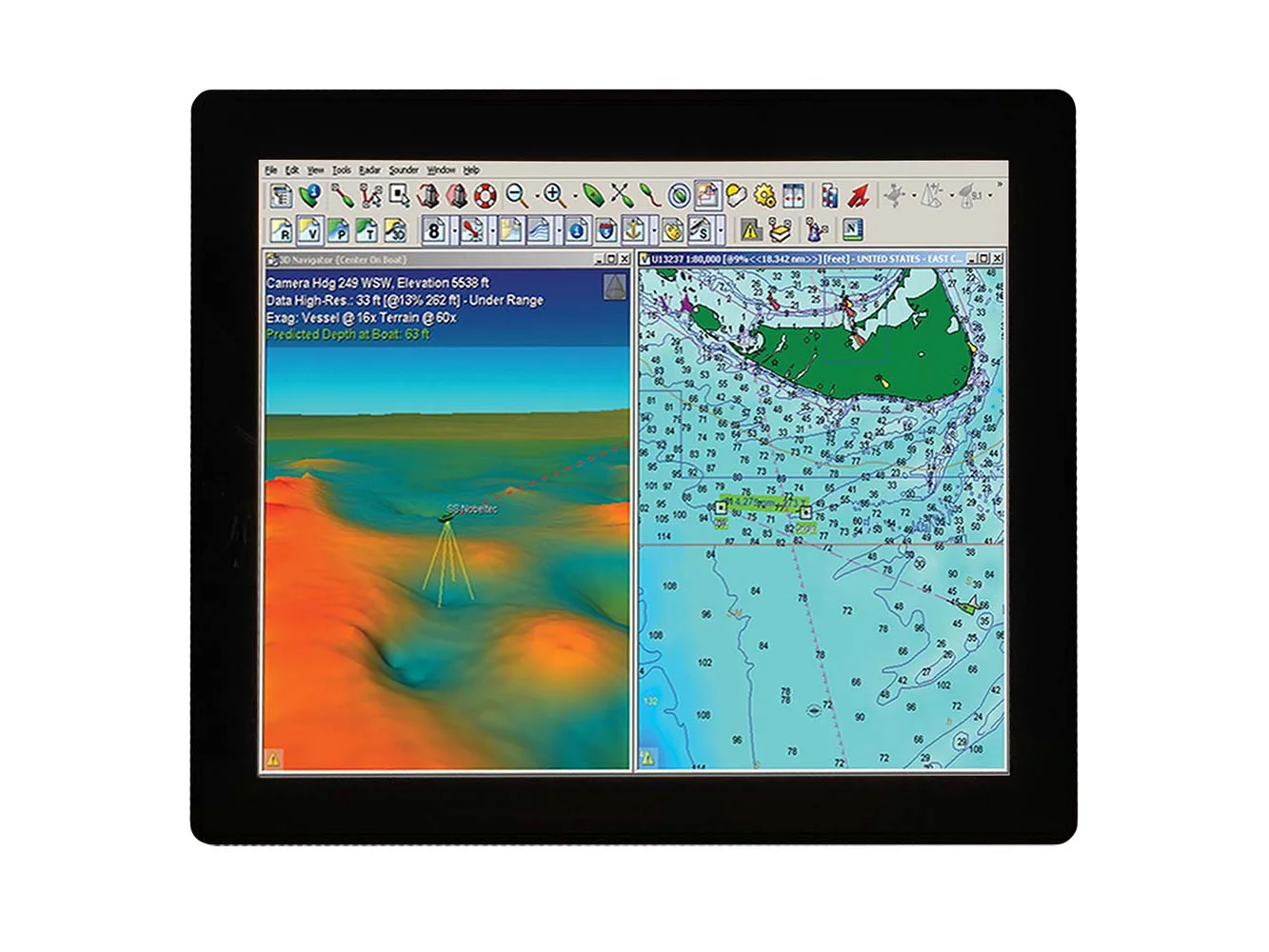 Seatronx 19" V Series Sunlight Readable Touch Screen Display