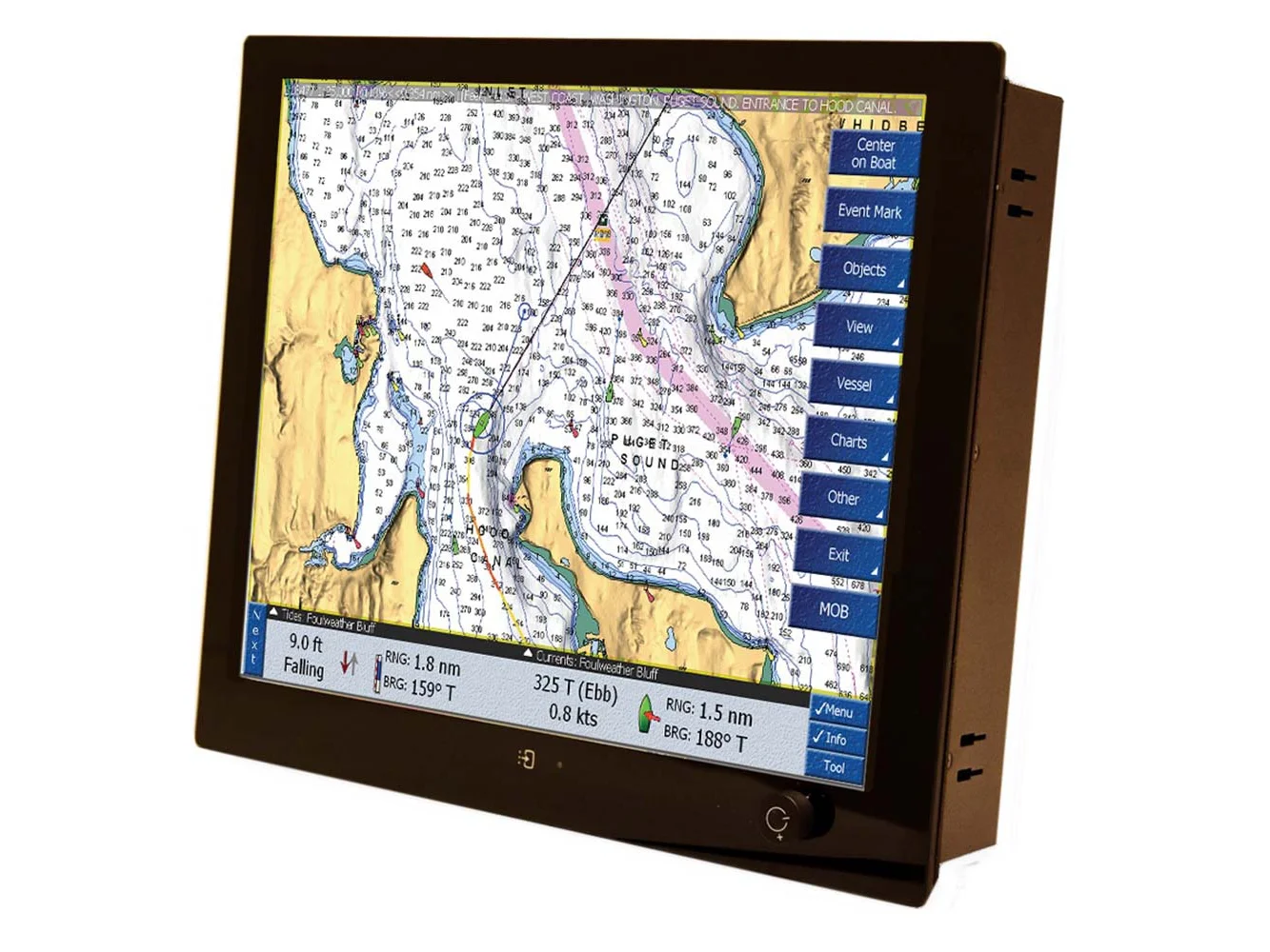 Seatronx 19" Sunlight Readable Touch Screen Display