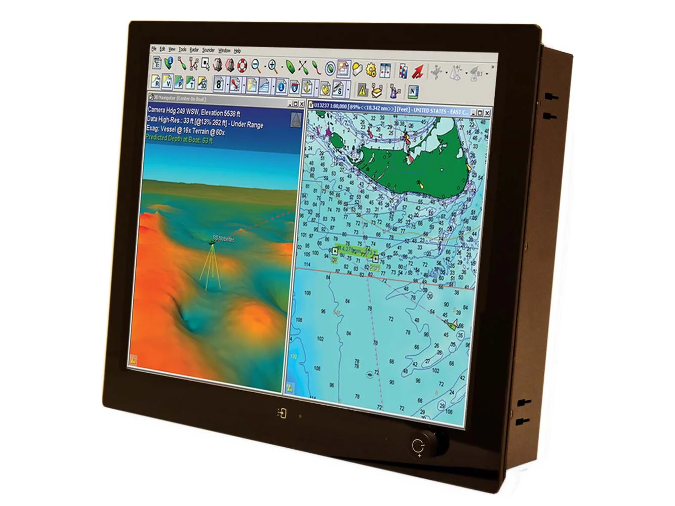 Seatronx 24" Sunlight Readable Touch Screen Display