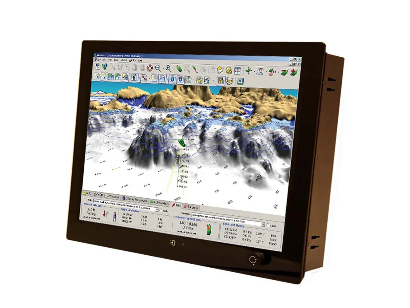 Seatronx 15" Wide Screen Sunlight Readable Touch Screen Display