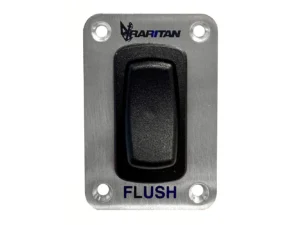 Raritan Momentary Flush Switch w/Stainless Steel Faceplate
