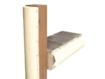 Dock Edge Piling Bumper - One End Capped - 6' - Beige