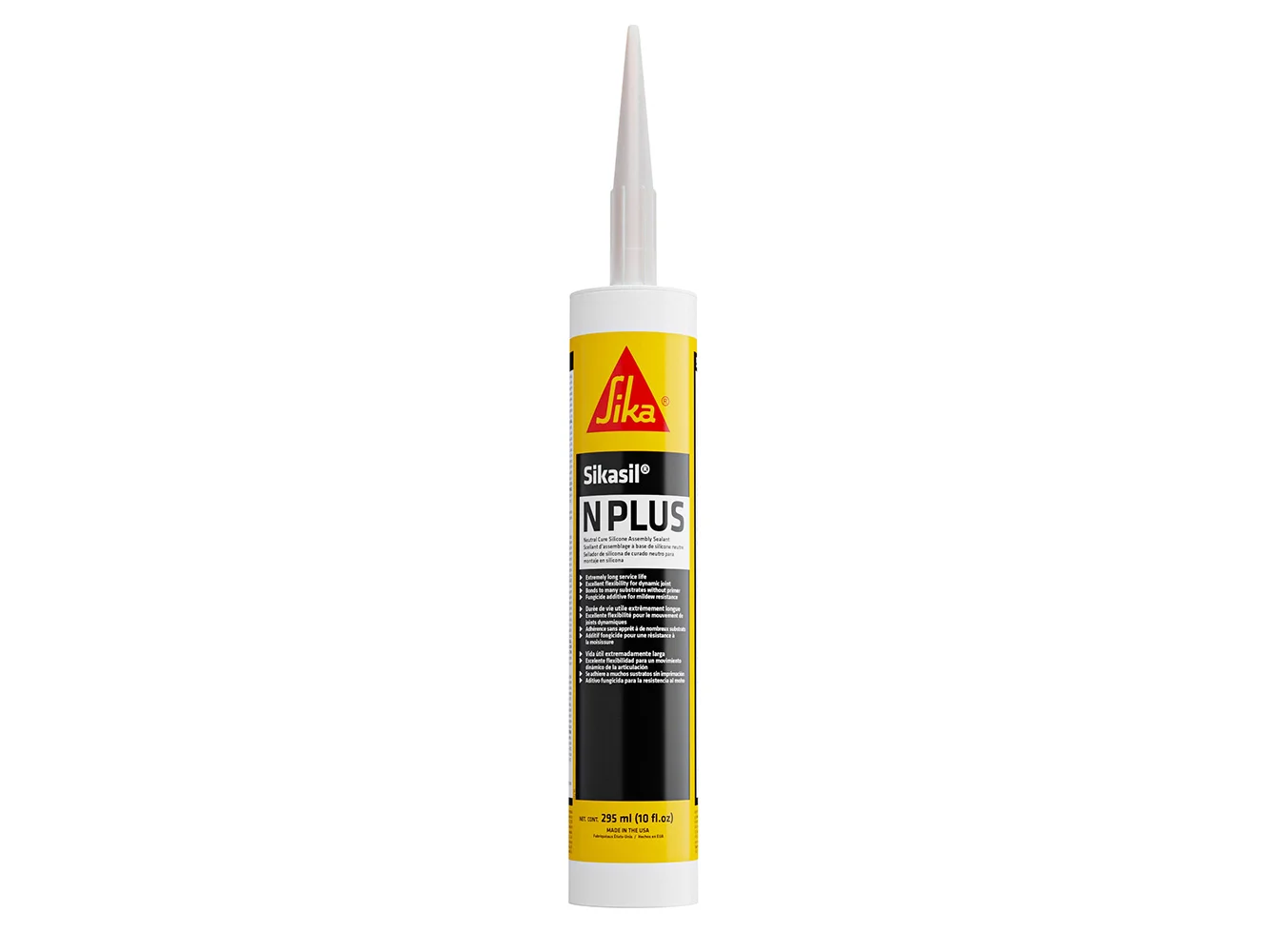 Sika Sikasil®-N Plus White 10oz w/Nozzle